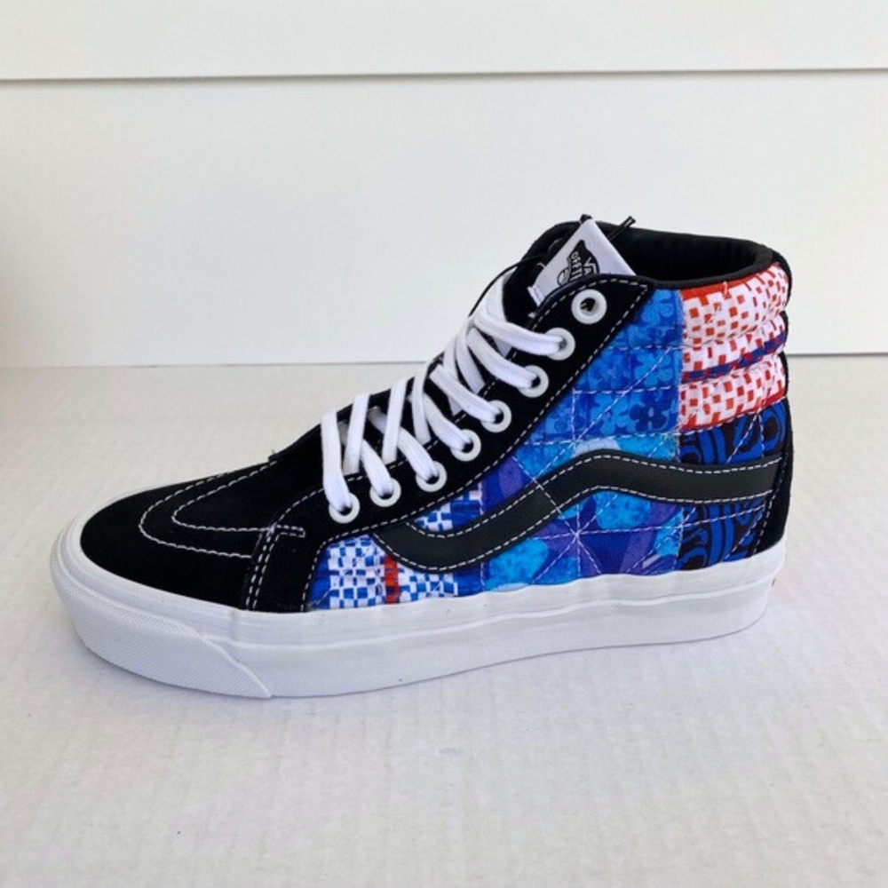 NEW Vans SpongeBob Sandy Liang Sk8-Hi 38 DX Shoes Patchwork 7 Women / 5.5 Men - Picture 3 of 16